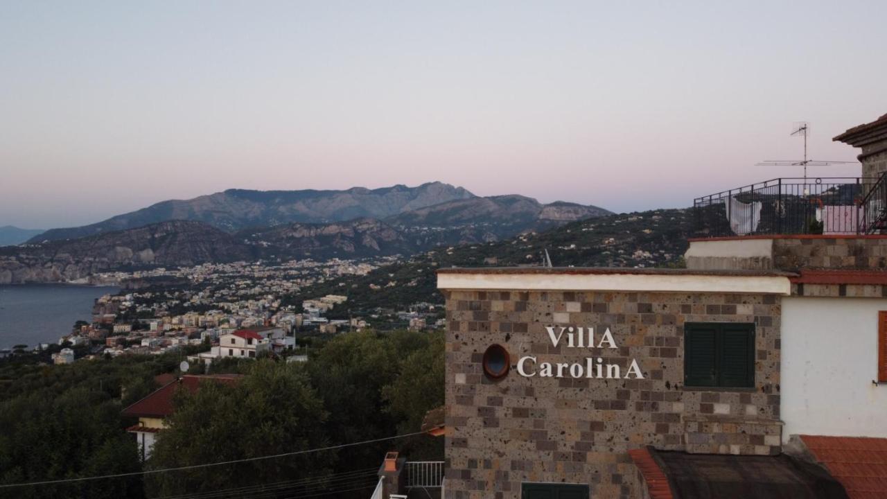 Villa Carolina Sorrento Private Heated Pool And Sea View Екстериор снимка