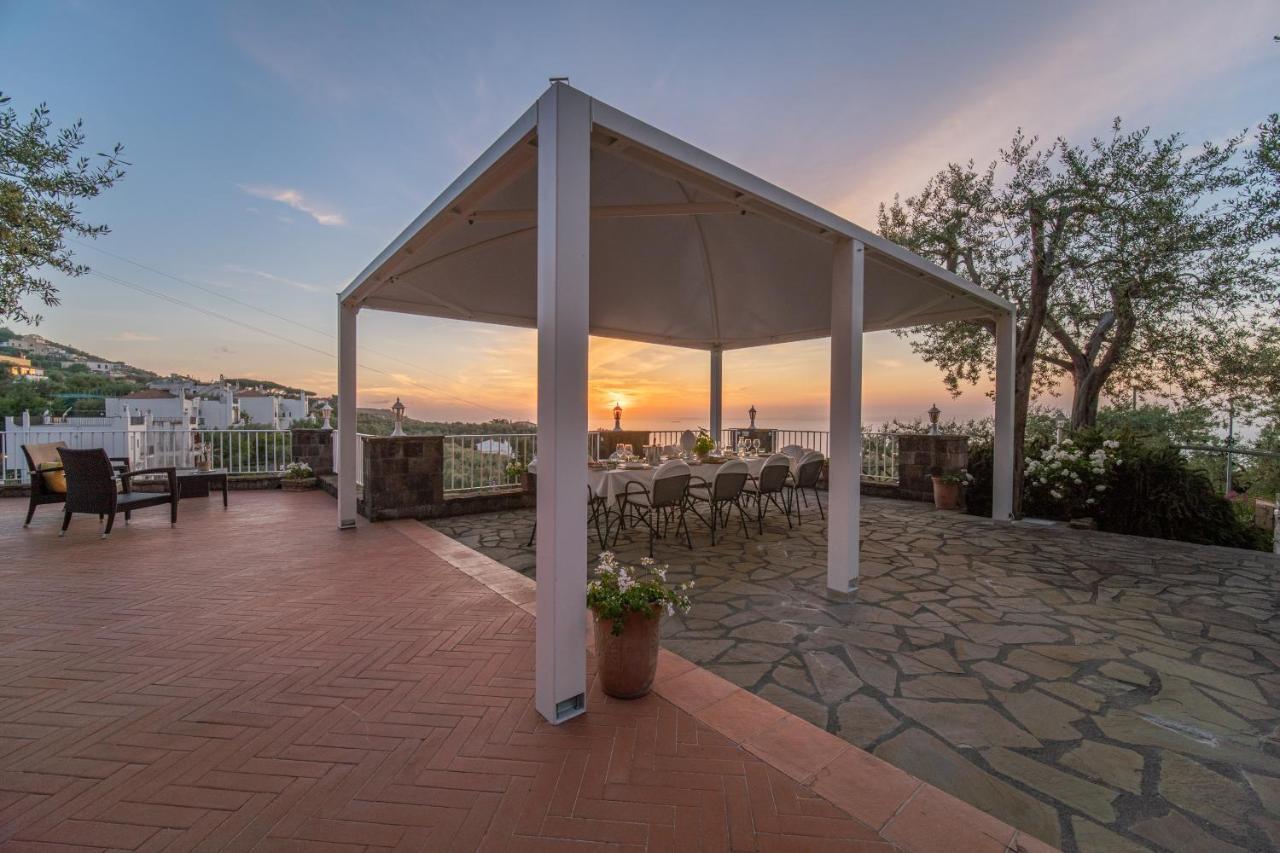 Villa Carolina Sorrento Private Heated Pool And Sea View Екстериор снимка