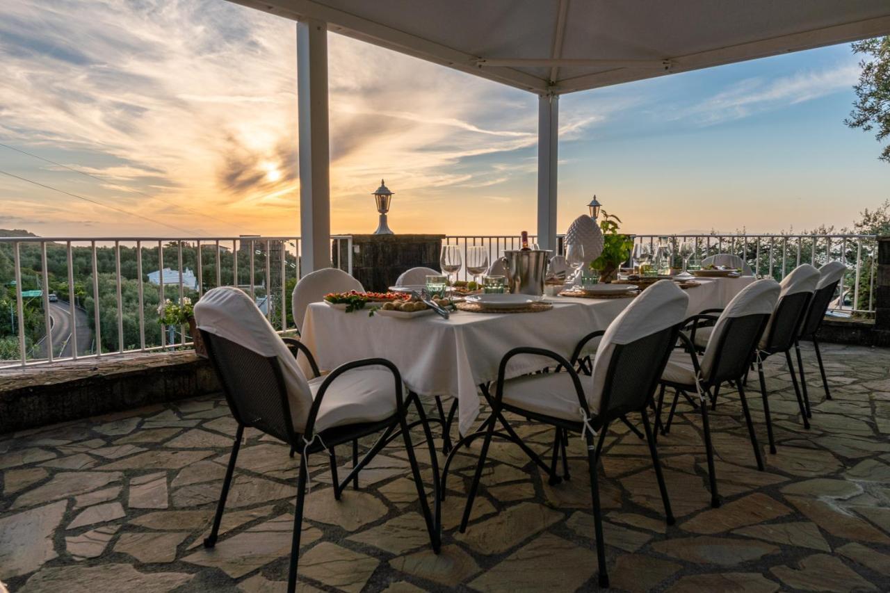 Villa Carolina Sorrento Private Heated Pool And Sea View Екстериор снимка