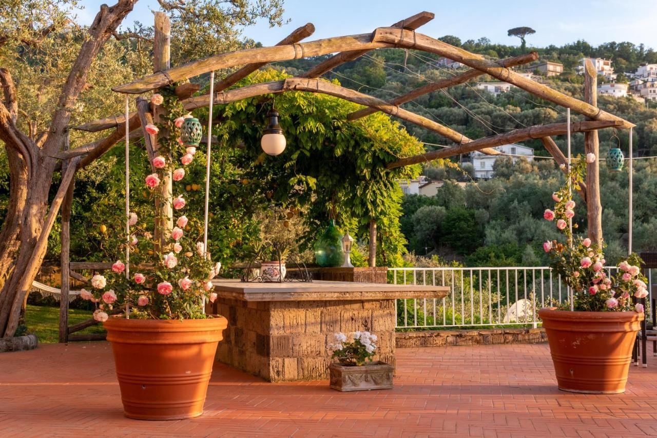 Villa Carolina Sorrento Private Heated Pool And Sea View Екстериор снимка