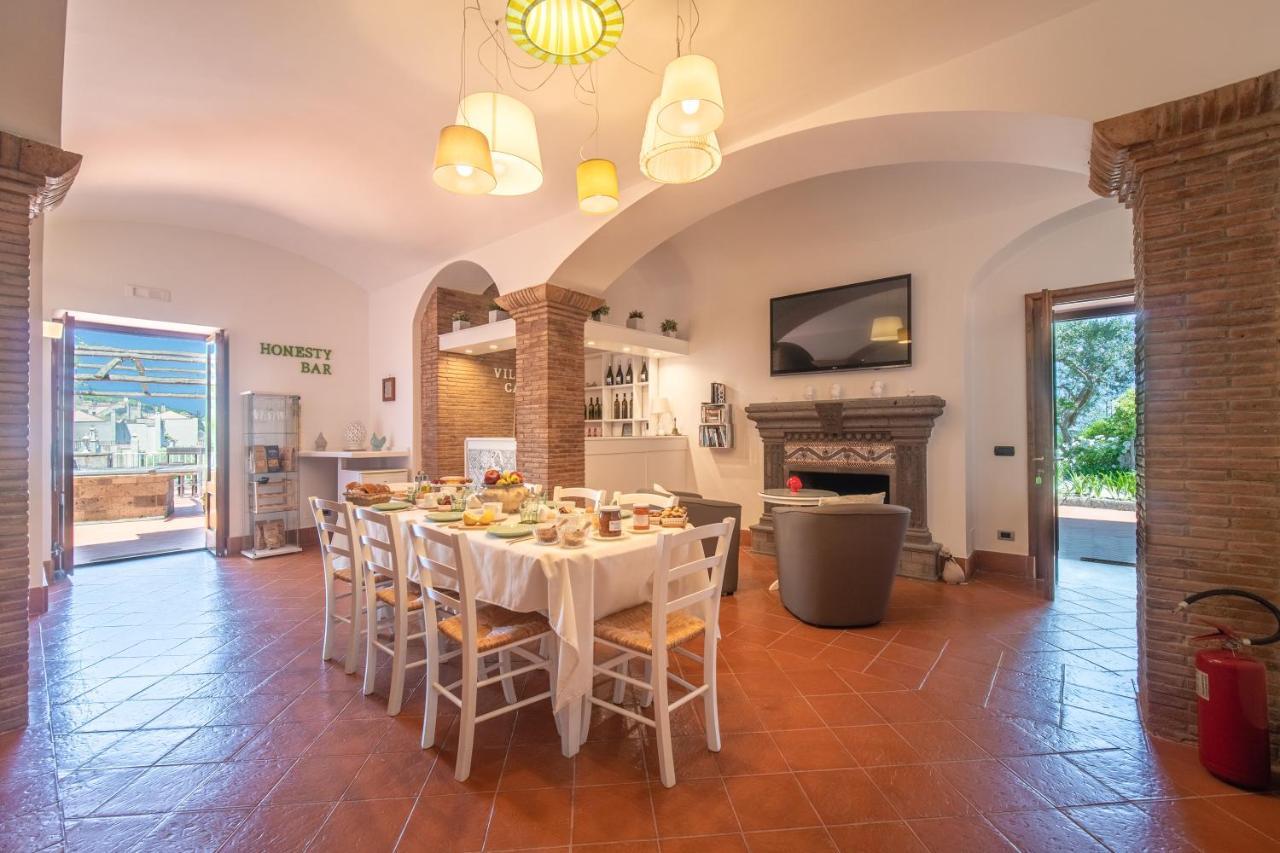 Villa Carolina Sorrento Private Heated Pool And Sea View Екстериор снимка