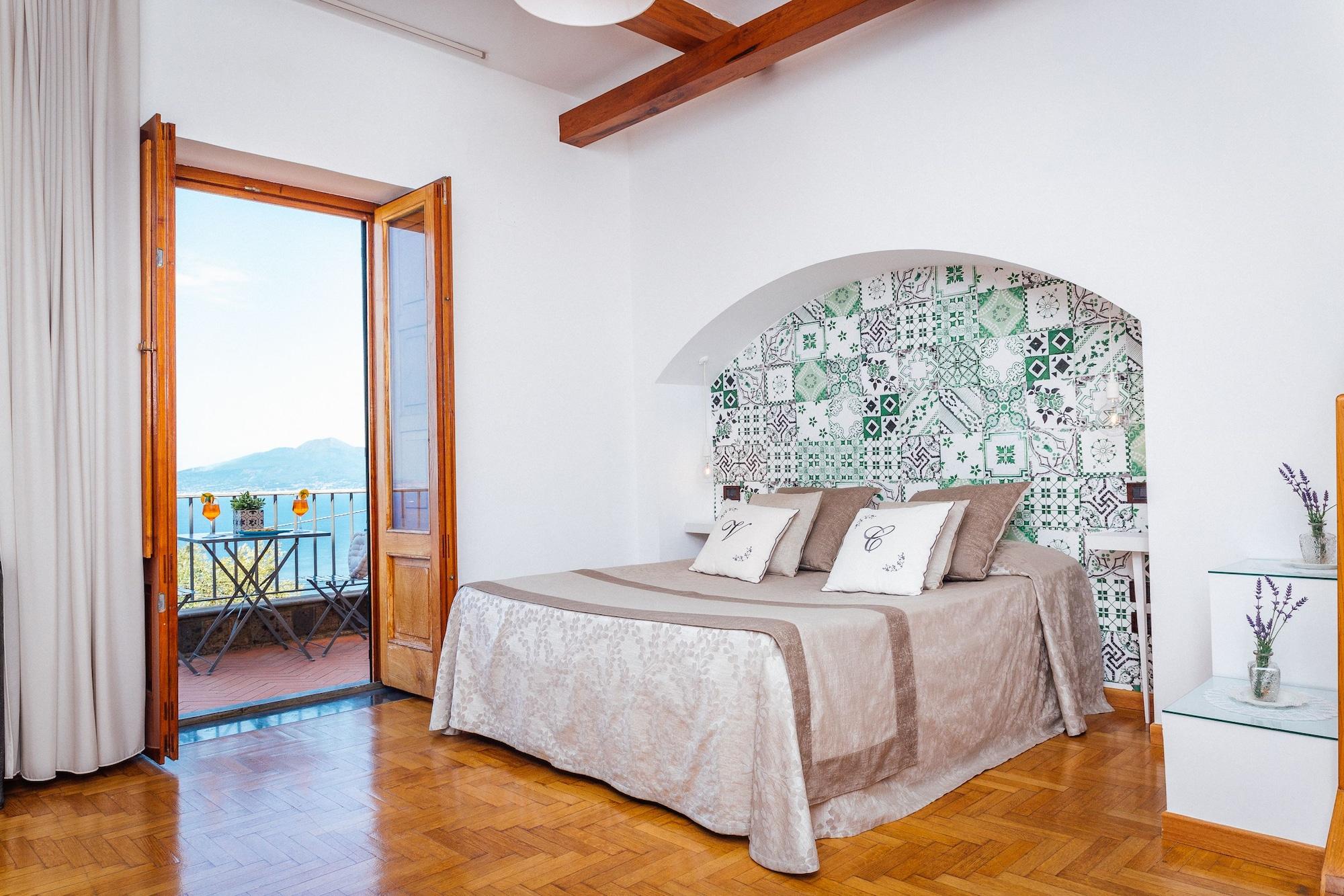 Villa Carolina Sorrento Private Heated Pool And Sea View Екстериор снимка