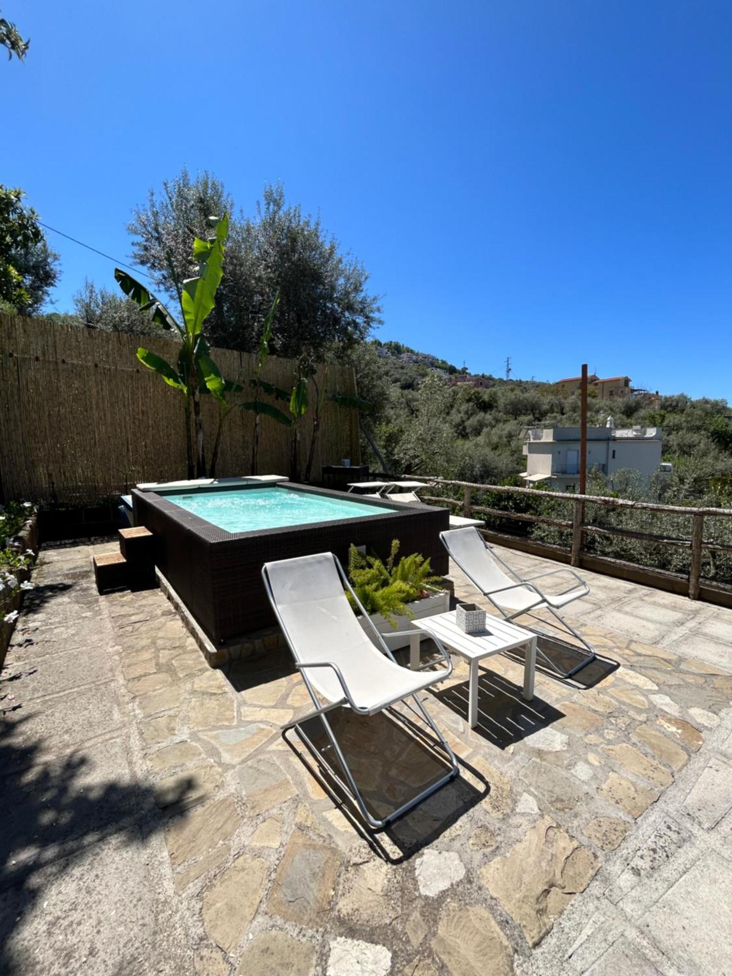 Villa Carolina Sorrento Private Heated Pool And Sea View Екстериор снимка