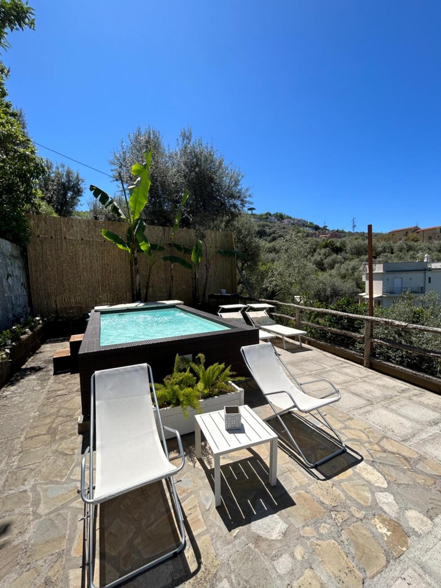 Villa Carolina Sorrento Private Heated Pool And Sea View Екстериор снимка