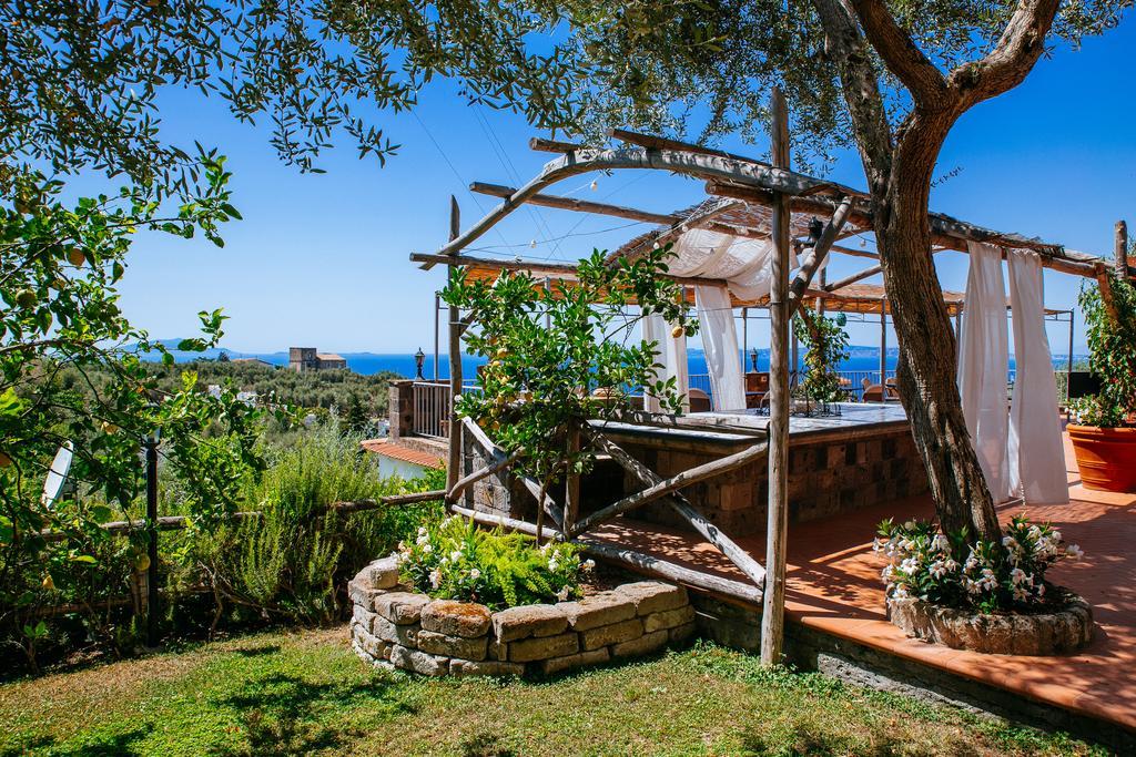Villa Carolina Sorrento Private Heated Pool And Sea View Екстериор снимка